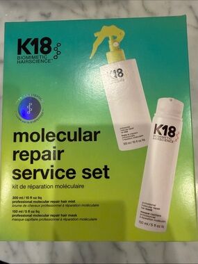 K18 Molecular Repair Service Set - Green Hair Repair Kit